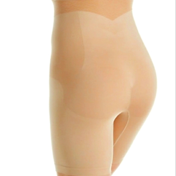 ☆NWT☆BALI☆Plus Size 2X Nude High Waist Shapewear☆Slims thighs/stomach/Lifts Butt - Picture 5 of 16